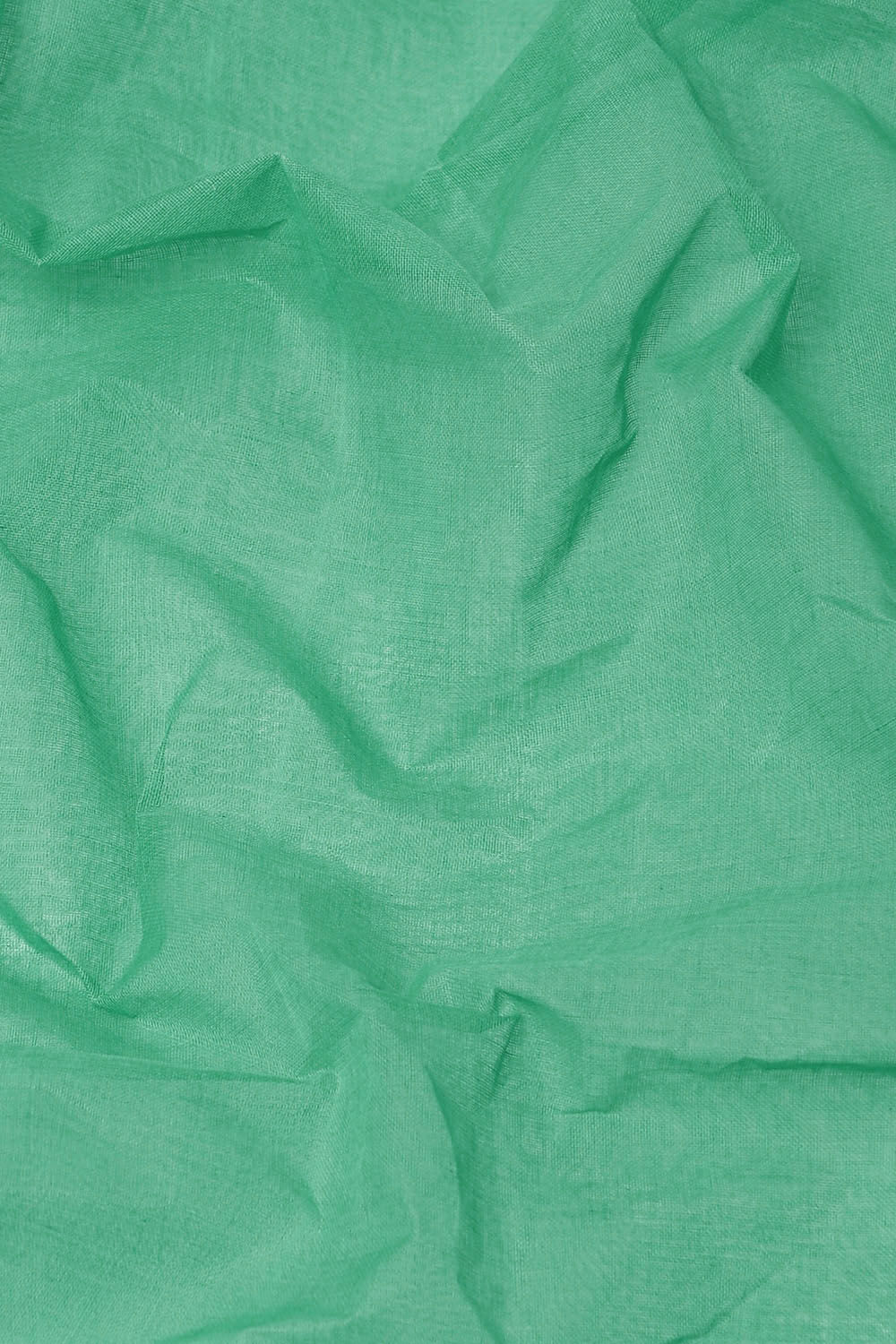 Dark Pure Green Cotton Bengal Saree image number null