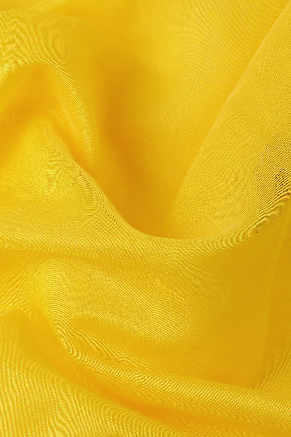 Yellow Pure Silk Cotton Chanderi Saree image number null
