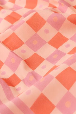 Light Orange Screen Printed Bengal Pure Cotton Saree thumbnail image number null