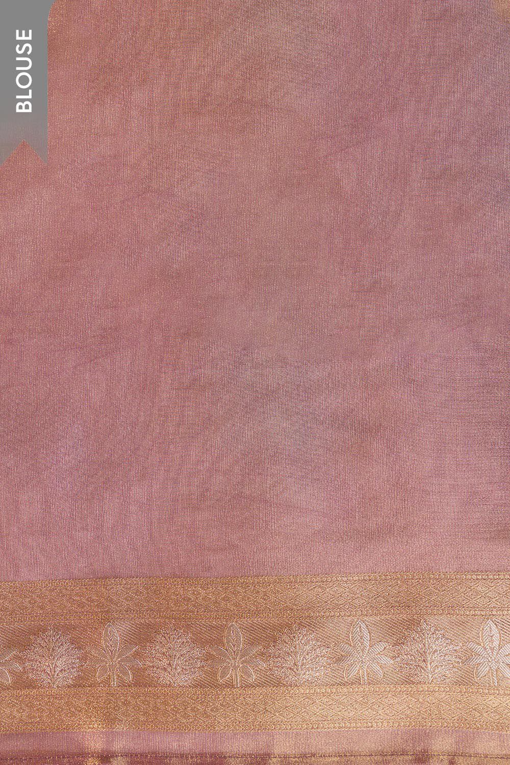 Purple Woven Viscose Tissue Saree image number null