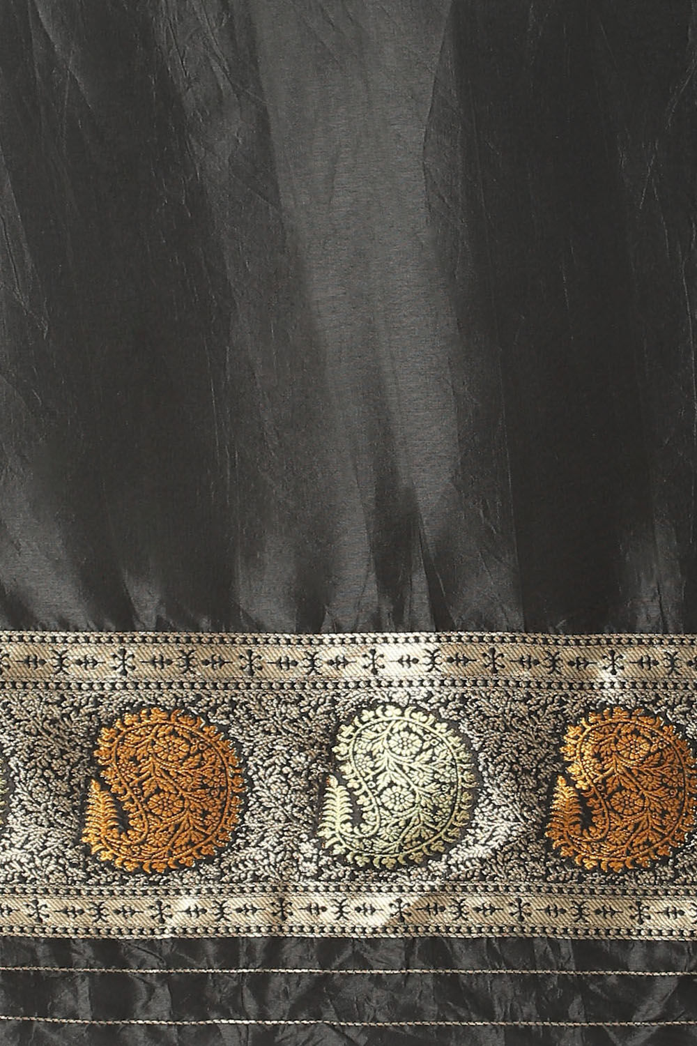 Dark Grey Pure Luxe Vegan Saree image number null