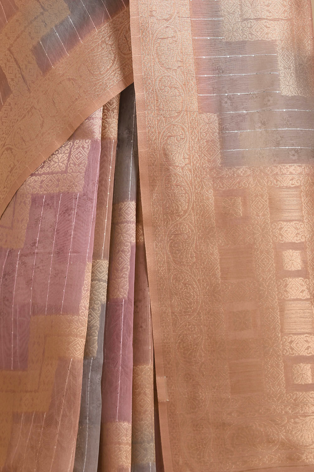 Pink Pure Embroidered Saree image number null