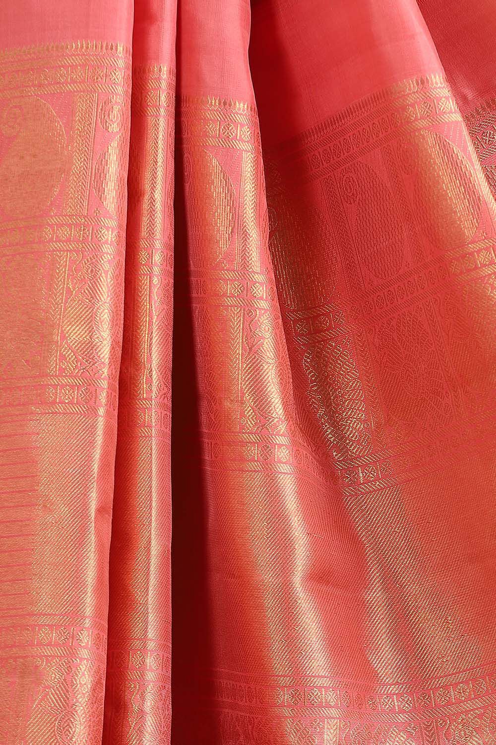 Red Pure Silk Kanjivaram Saree image number null