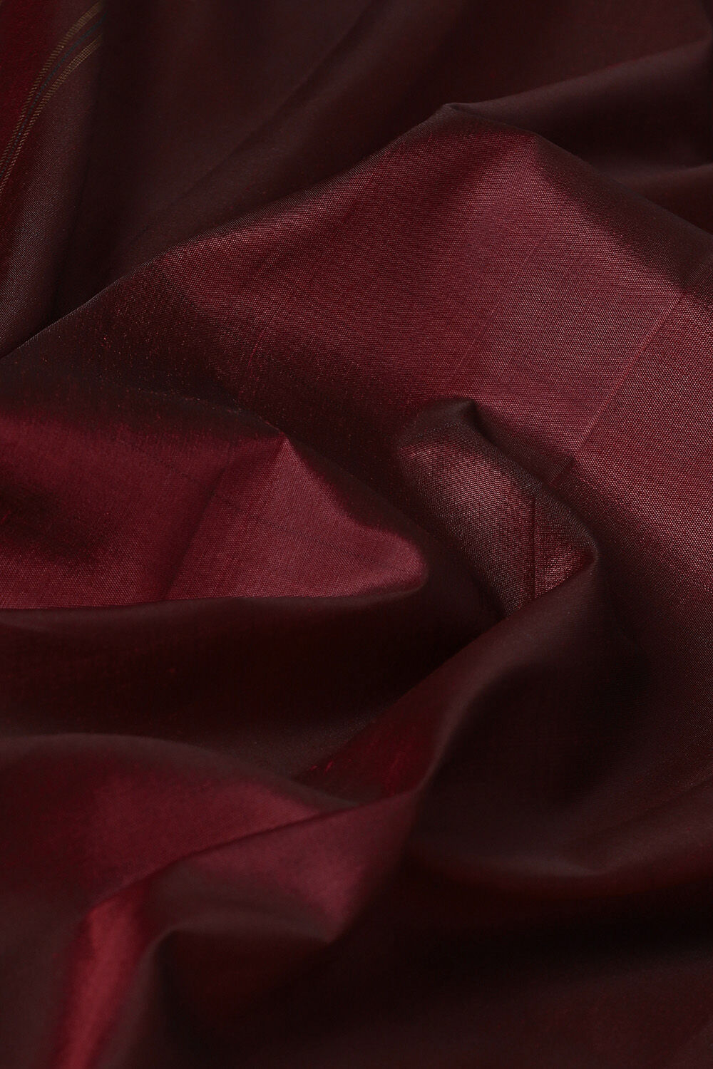 Dark Red Pure Silk Kanjivaram Saree image number null