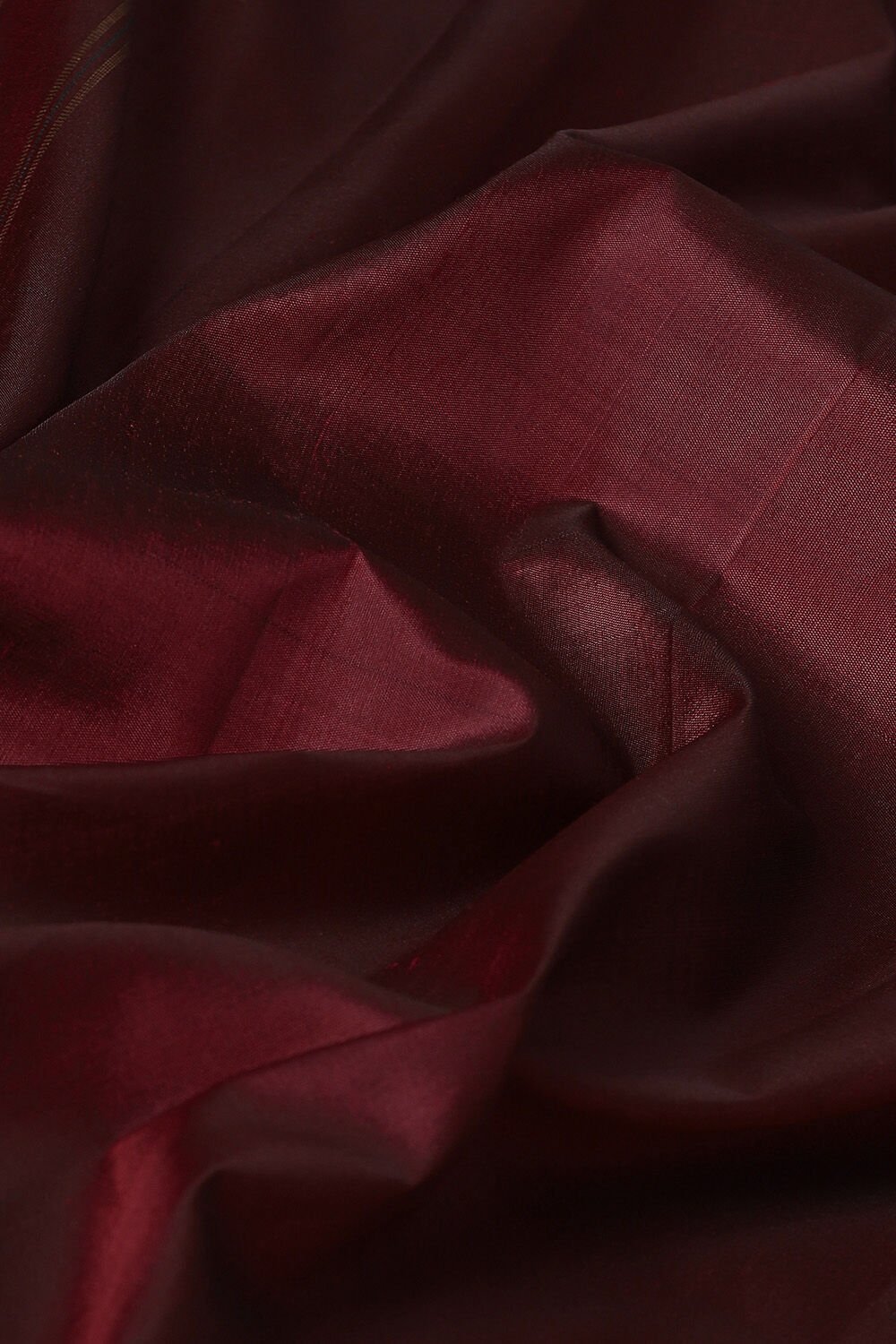 Dark Red Pure Silk Kanjivaram Saree image number null