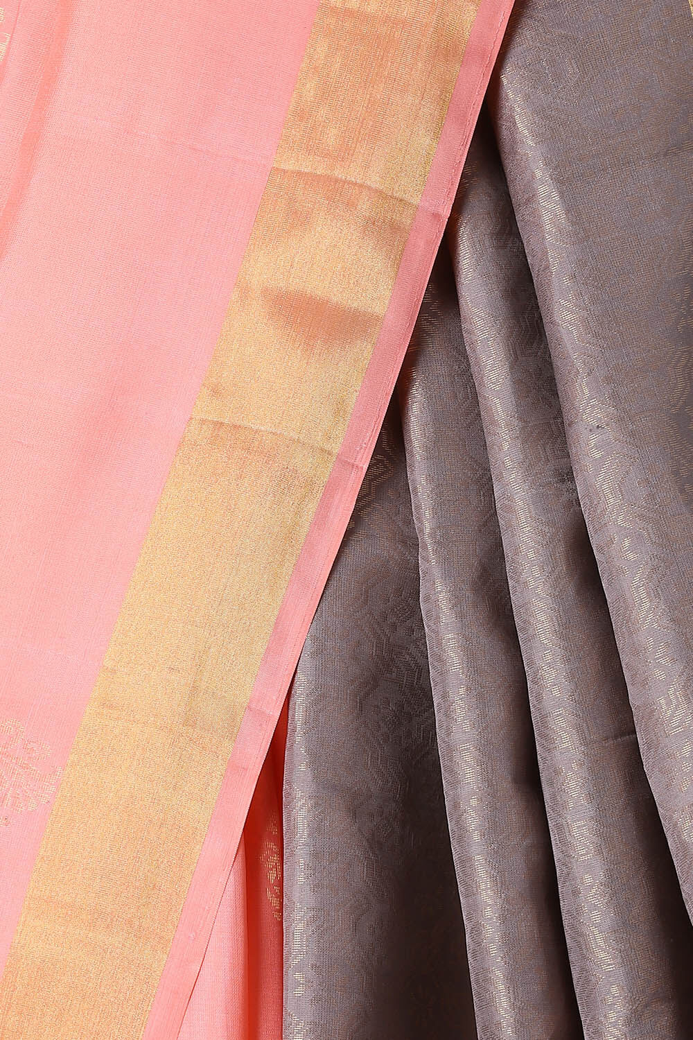 Light Pink Pure Silk South Saree image number null