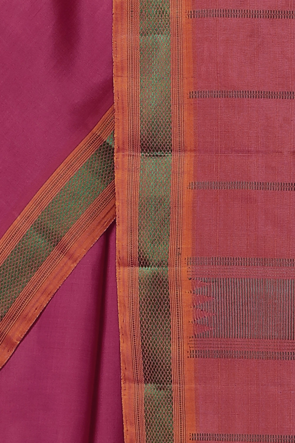 Pink Pure Silk Kanjivaram Saree image number null