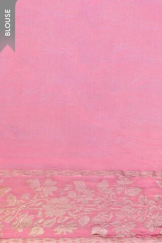 Pink Woven Pure Viscose Saree thumbnail image number null