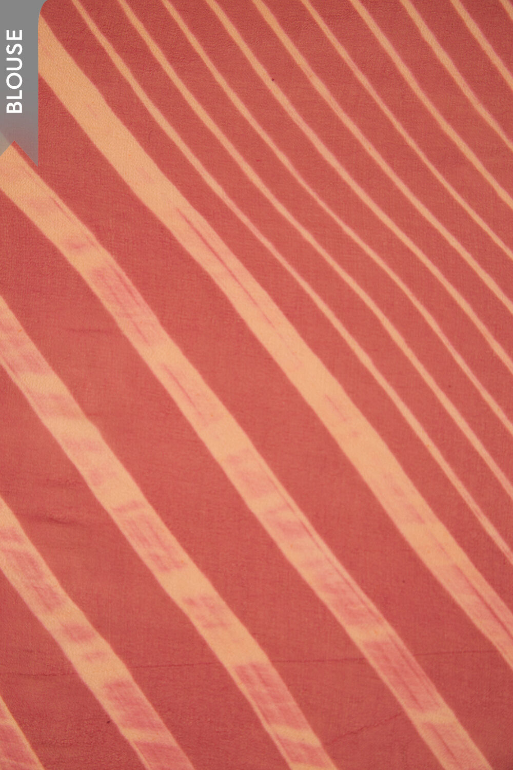 Dark Red Pure Silk Georgette Tie And Dye-Lehariya Saree image number null