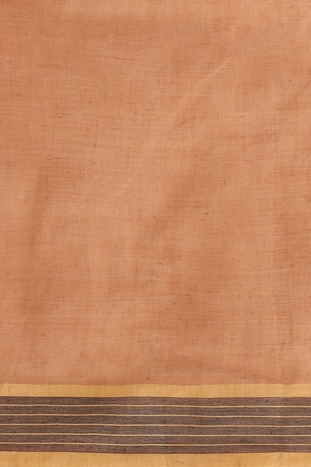 Brown Pure Cotton Bengal Saree image number null