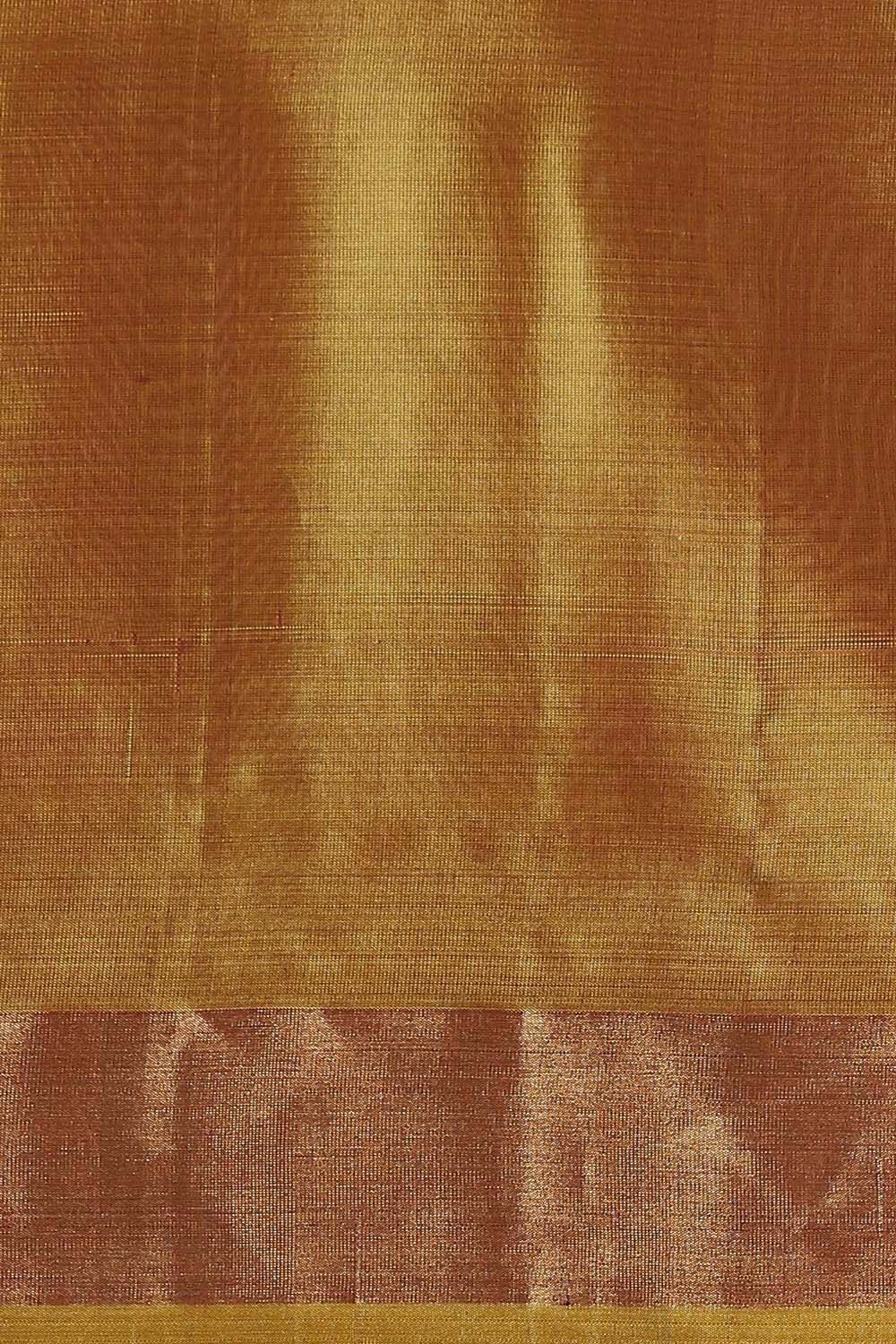 Yellow Pure Silk South Saree image number null