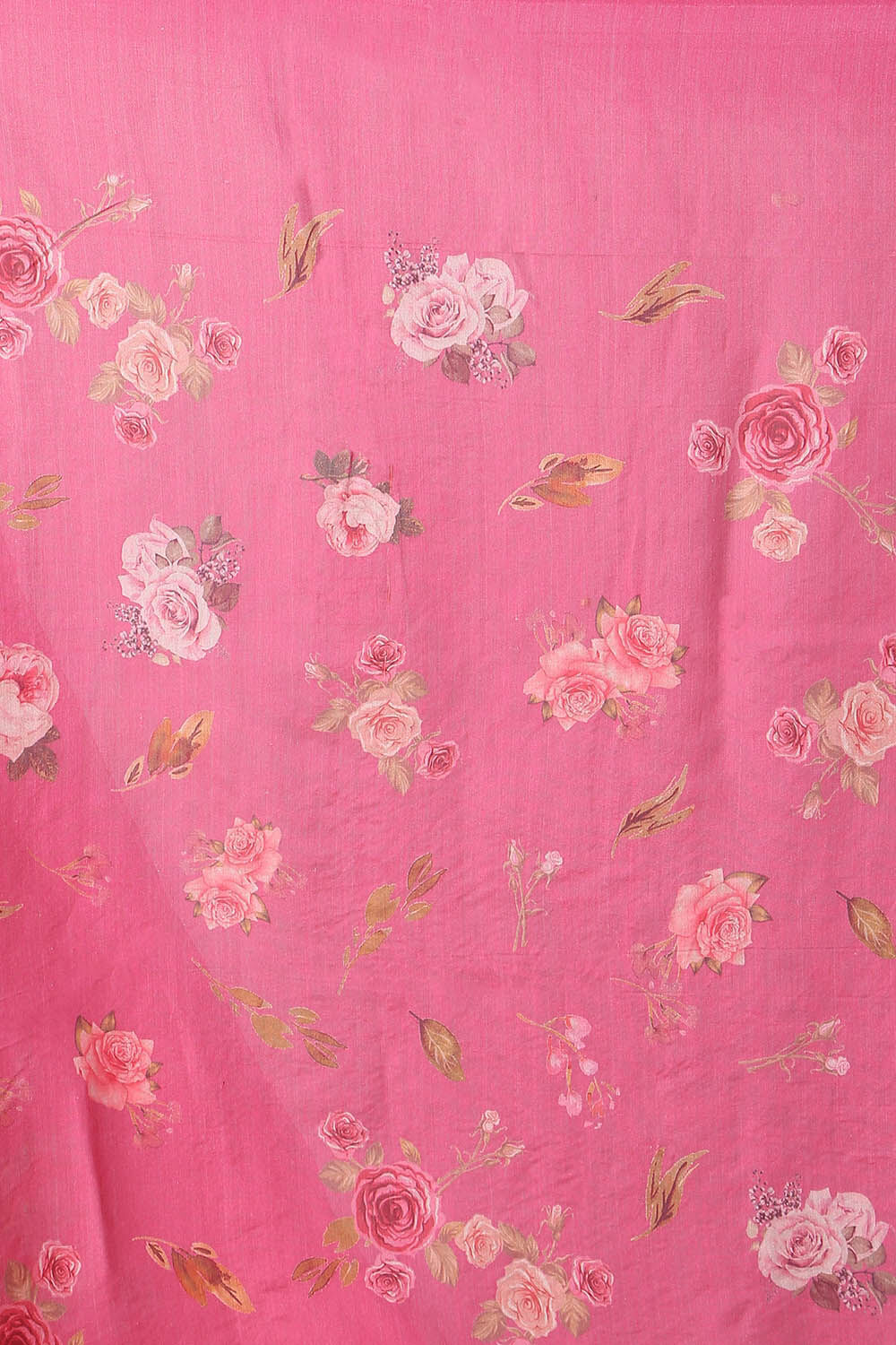 Pink Pure Organza Digital Printed Saree image number null