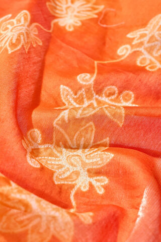Pink Tie & Dye Shibori Pure Silk Cotton Saree thumbnail image number null