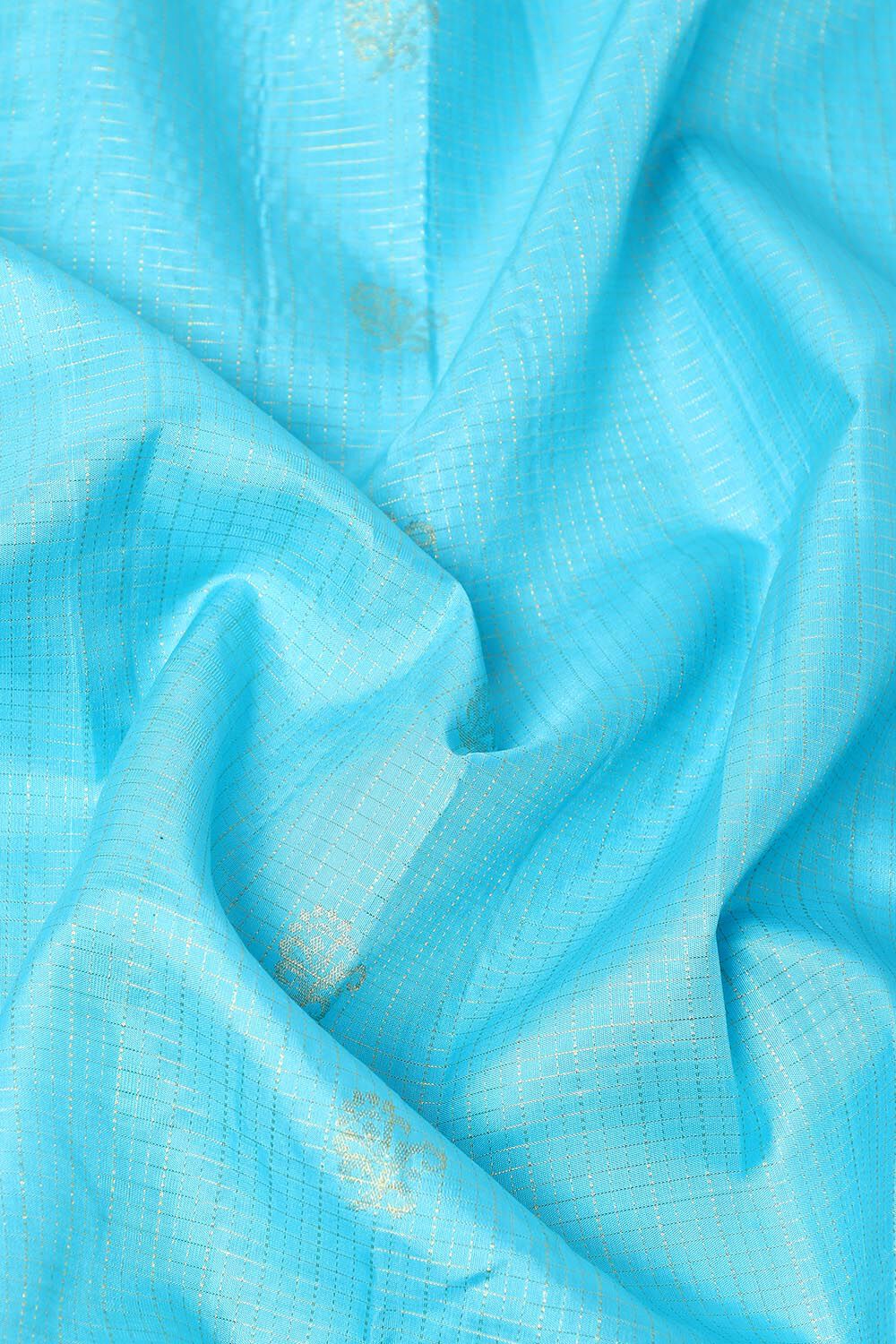 Light Blue Pure Silk Kanjivaram Saree image number null