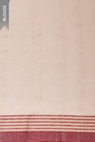 Red Bhagalpur Woven Pure Tussar Silk Saree thumbnail image number null
