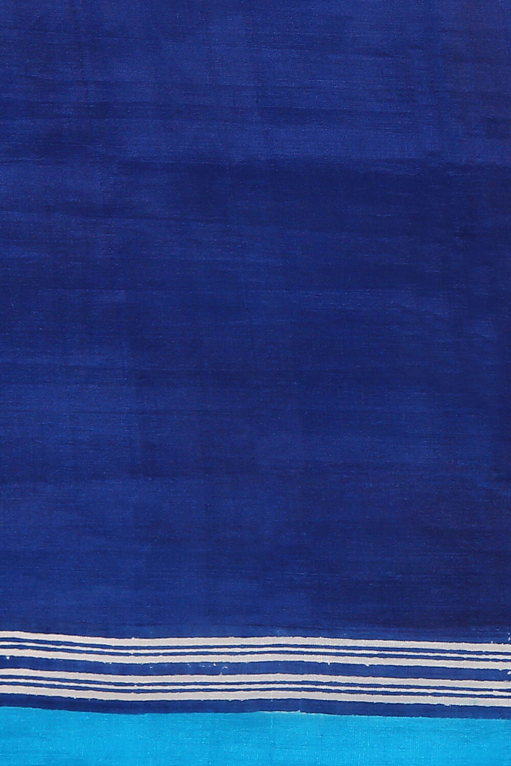 Blue Pure Silk Printed Saree image number null