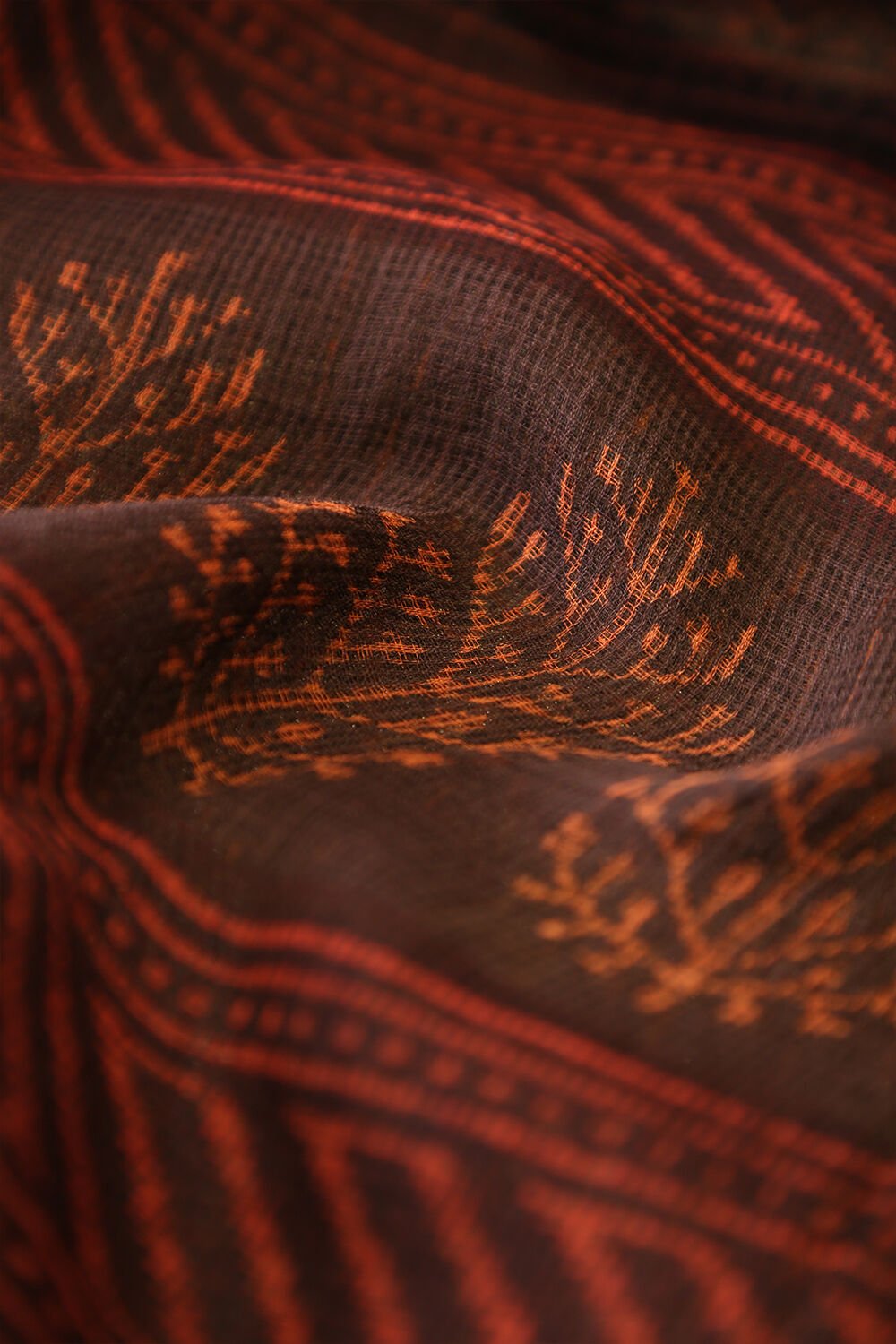 Dark Green Printed Pure Cotton Suit Set image number null