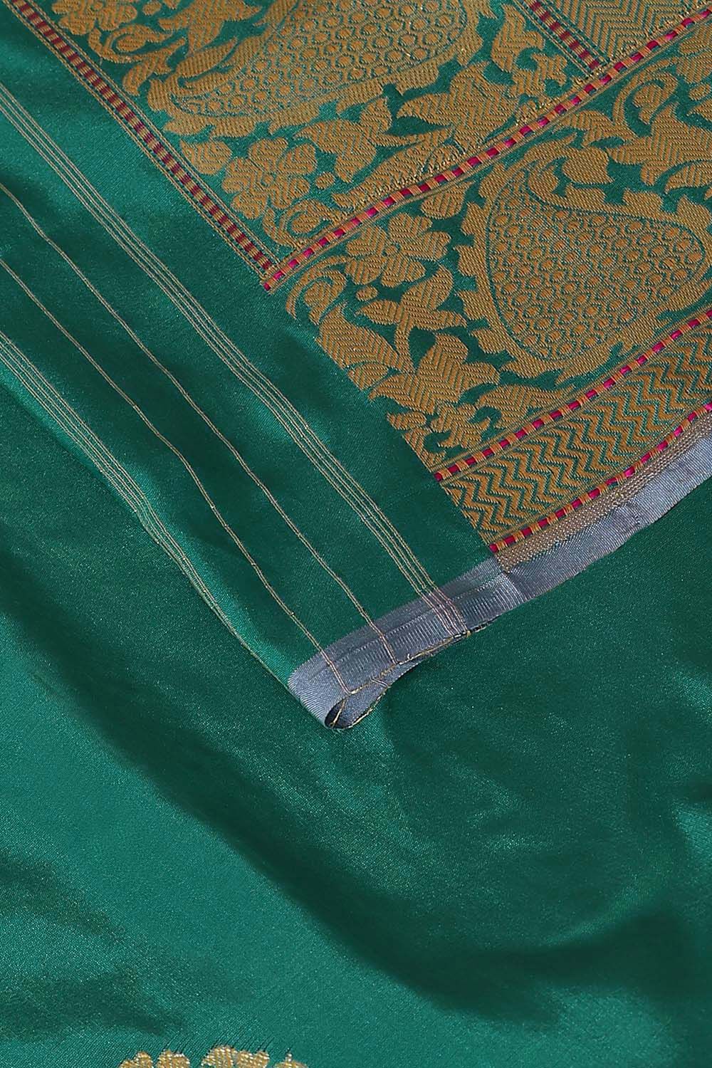 Blue Pure Silk Banarasi Saree image number null