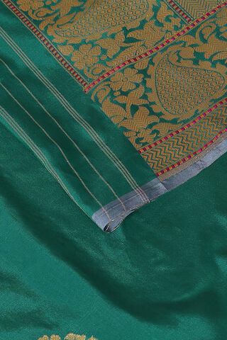 Blue Pure Silk Banarasi Saree thumbnail image number null