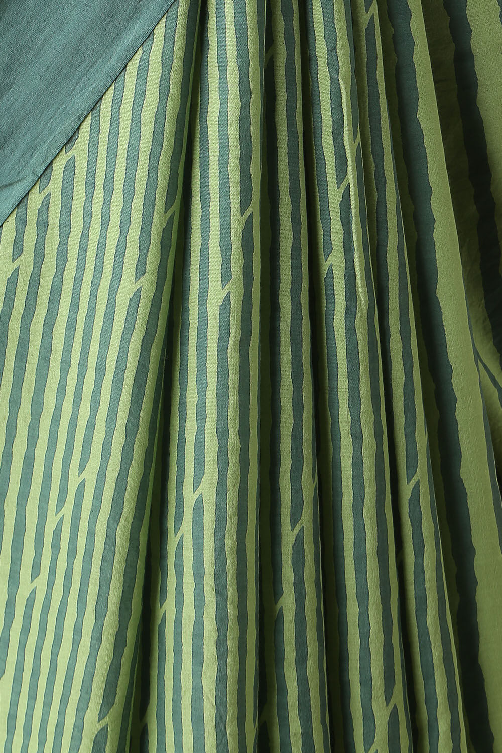 Light Green Cotton Printed Saree image number null