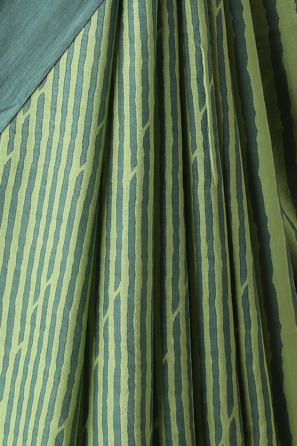 Light Green Cotton Printed Saree image number null