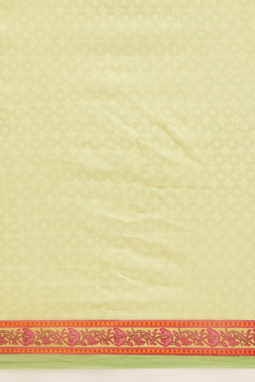 Light Green Viscose Georgette Printed Saree image number null