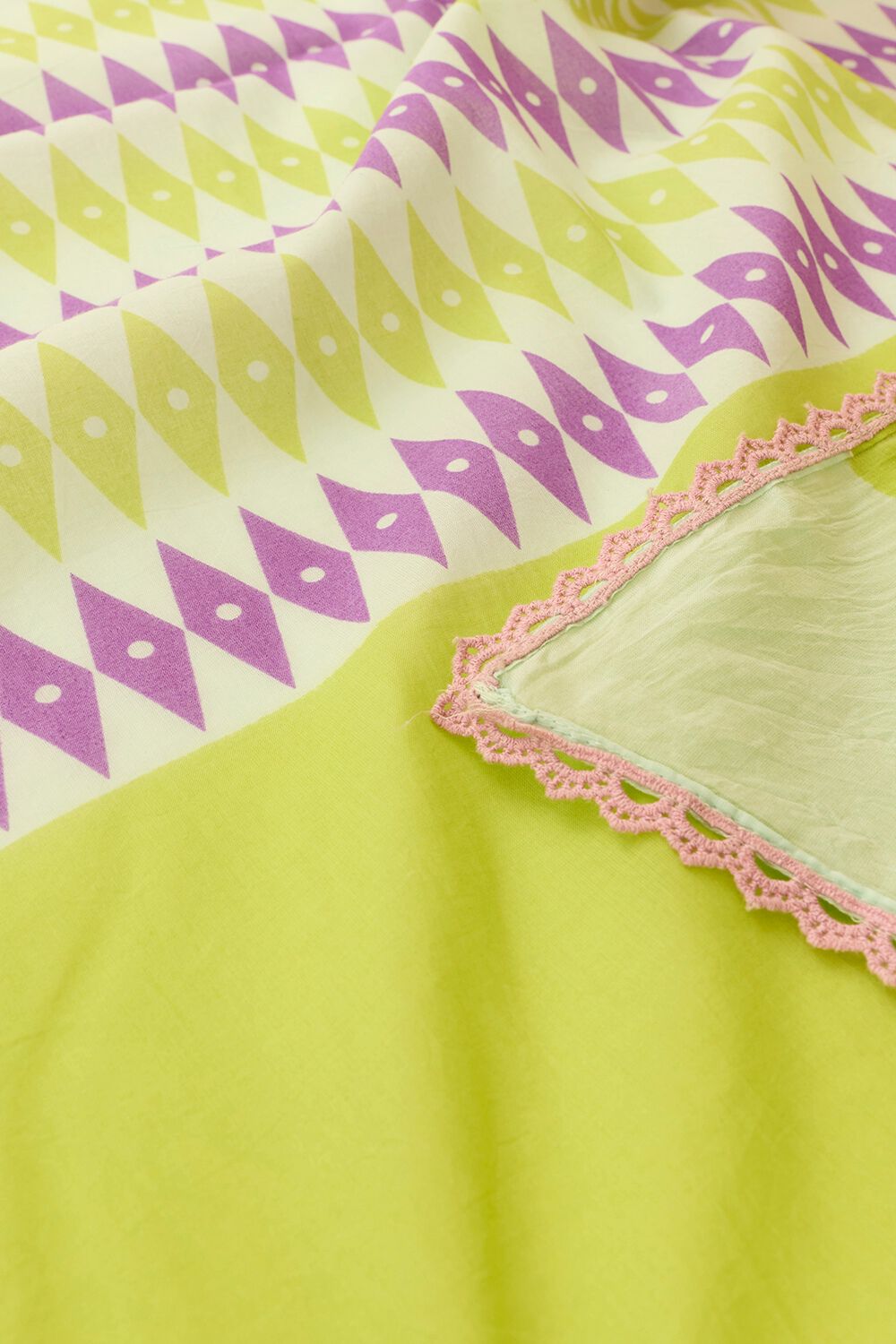 Light Green Screen Printed Bengal Pure Cotton Saree image number null