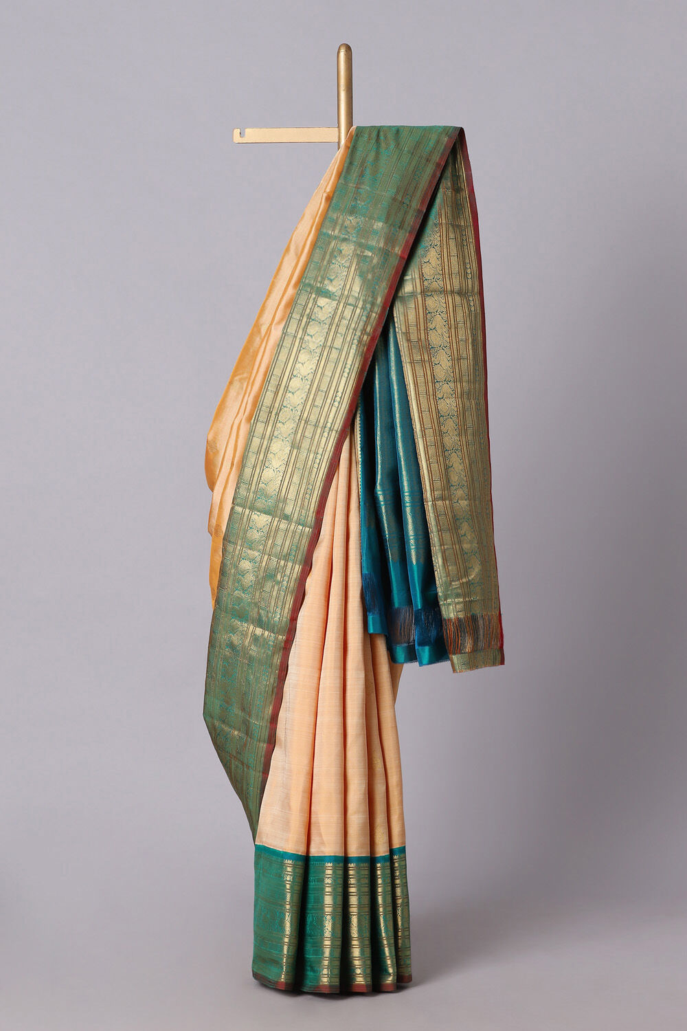 Light Pink Pure Silk Kanjivaram Saree image number null