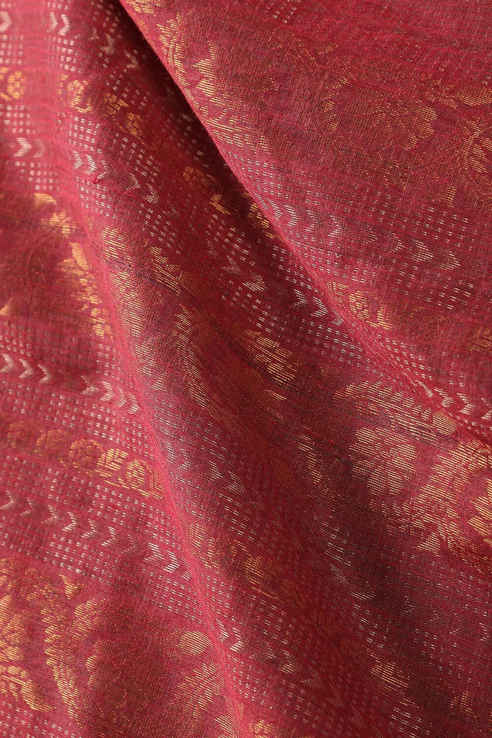 Pink Woven Chattisgarh Pure Tussar Silk Saree image number null
