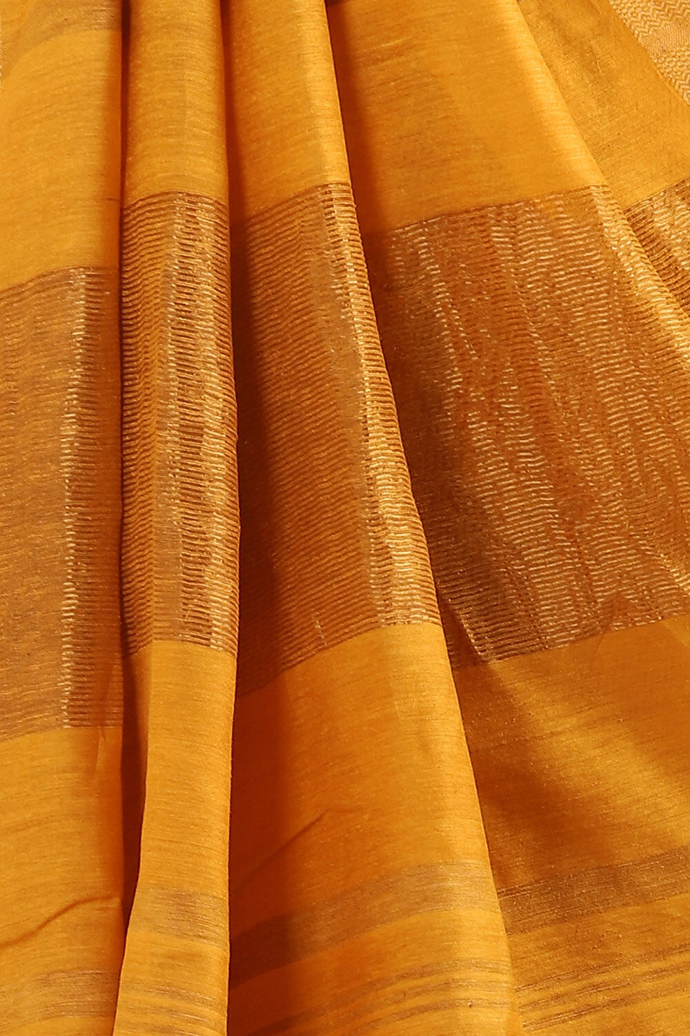 Orange Pure Silk Woven Saree image number null