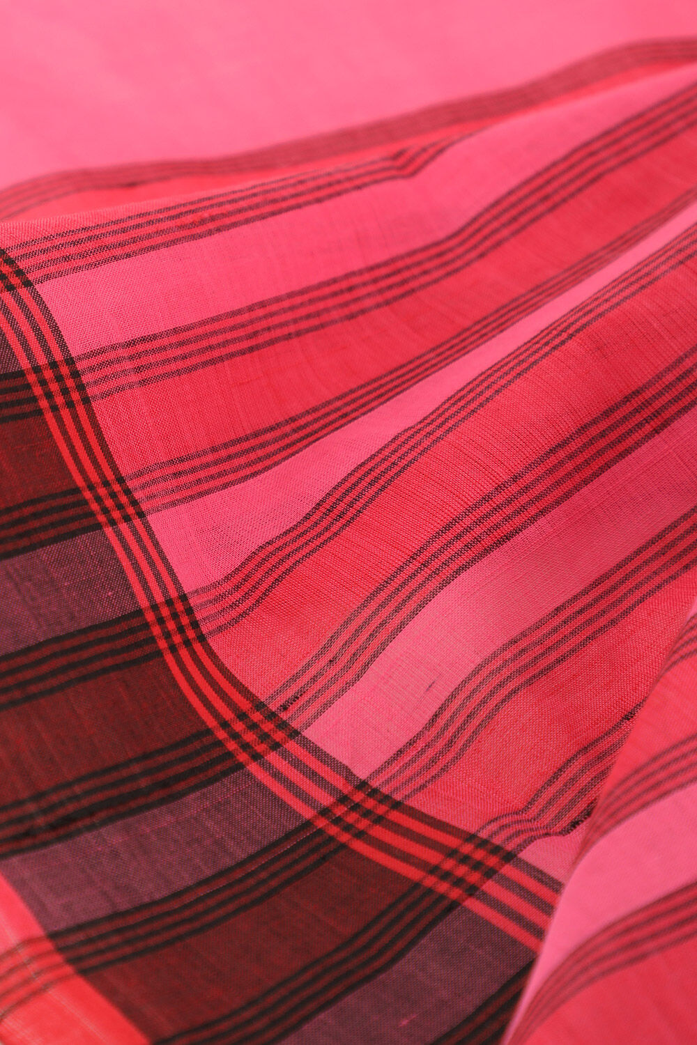Pink Pure Cotton Woven Mangalgiri Saree image number null
