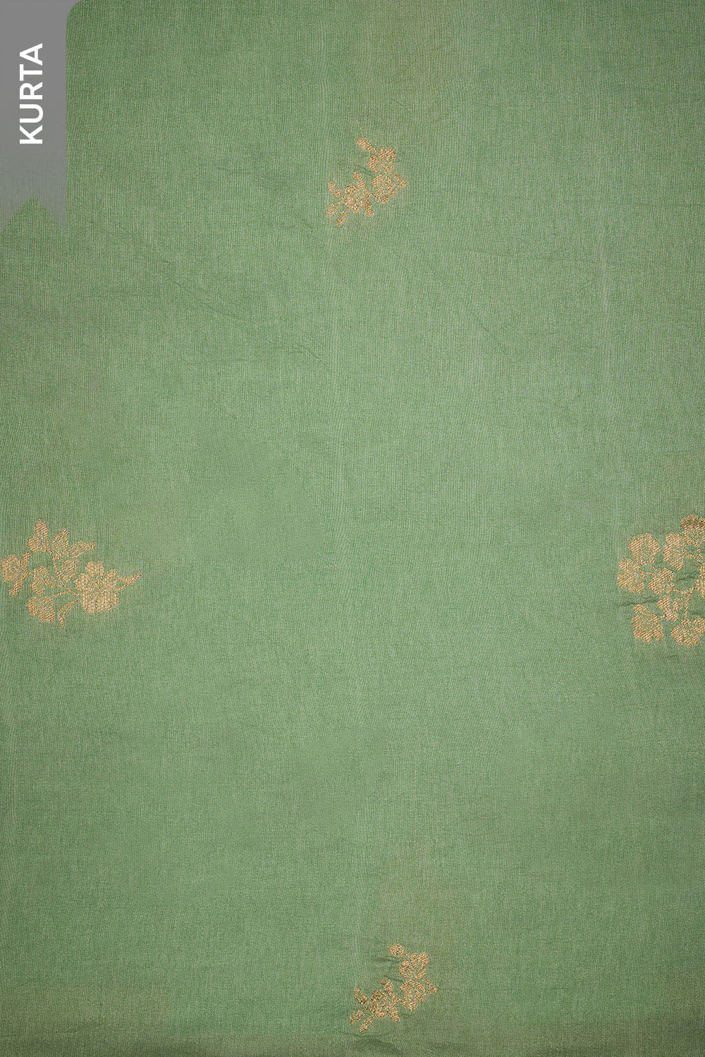 Green Pure Viscose Woven Unstitched Suit Set image number null
