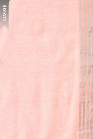 Light Pink Woven Pure Silk Cotton Chanderi Saree thumbnail image number null