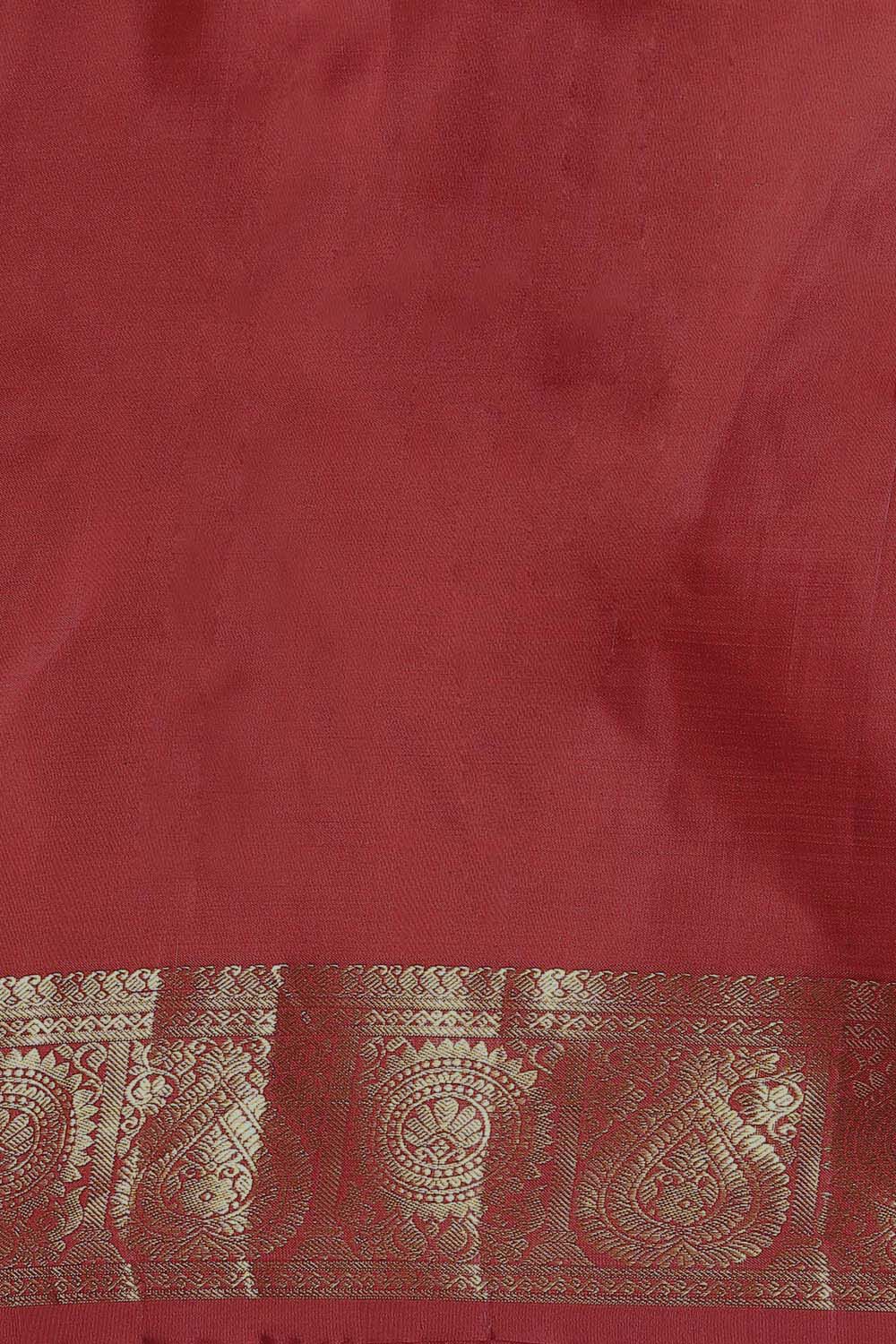Blue Pure Silk Kanjivaram Saree image number null