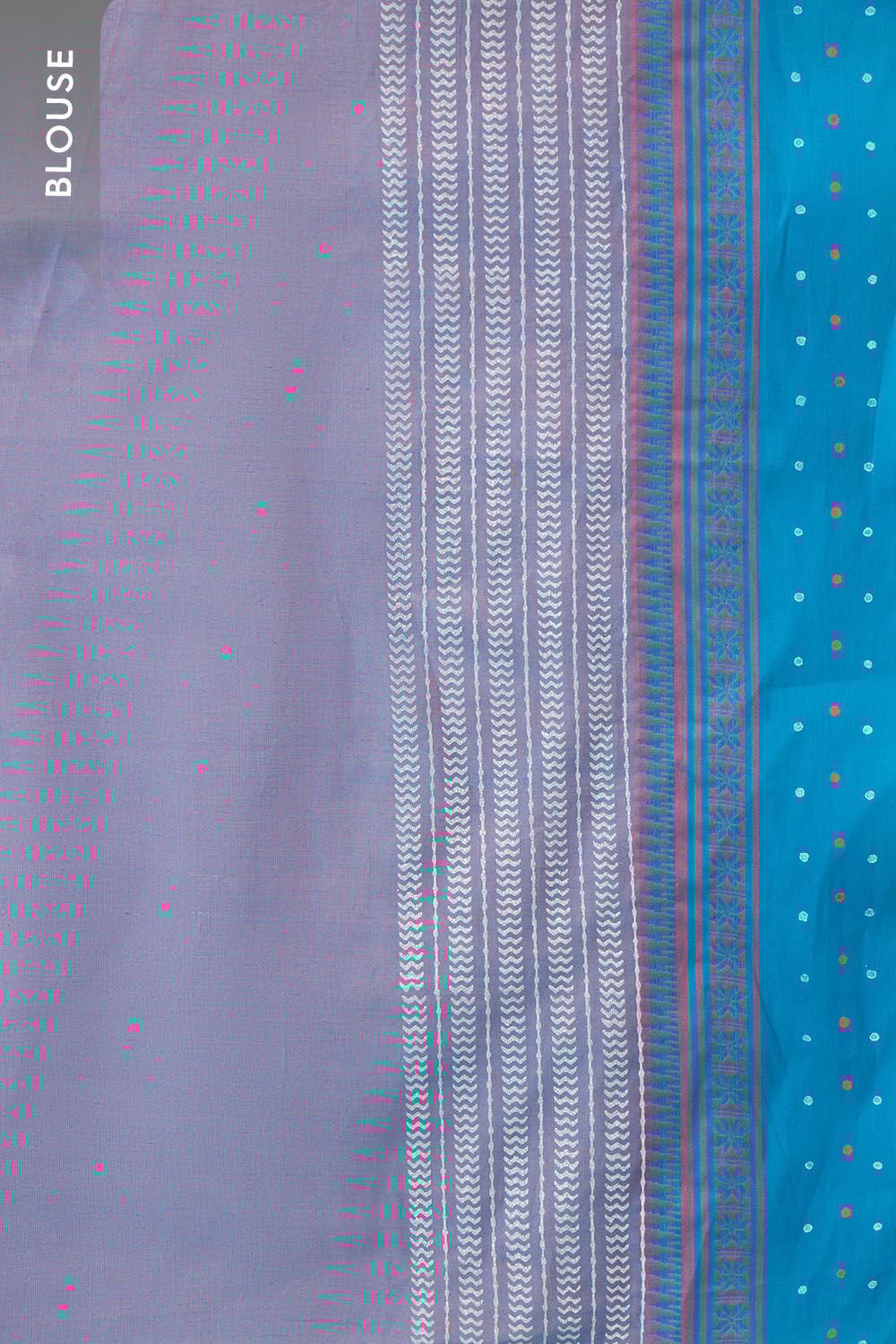 Pink Rajasthan Block Printed Pure Cotton Saree image number null