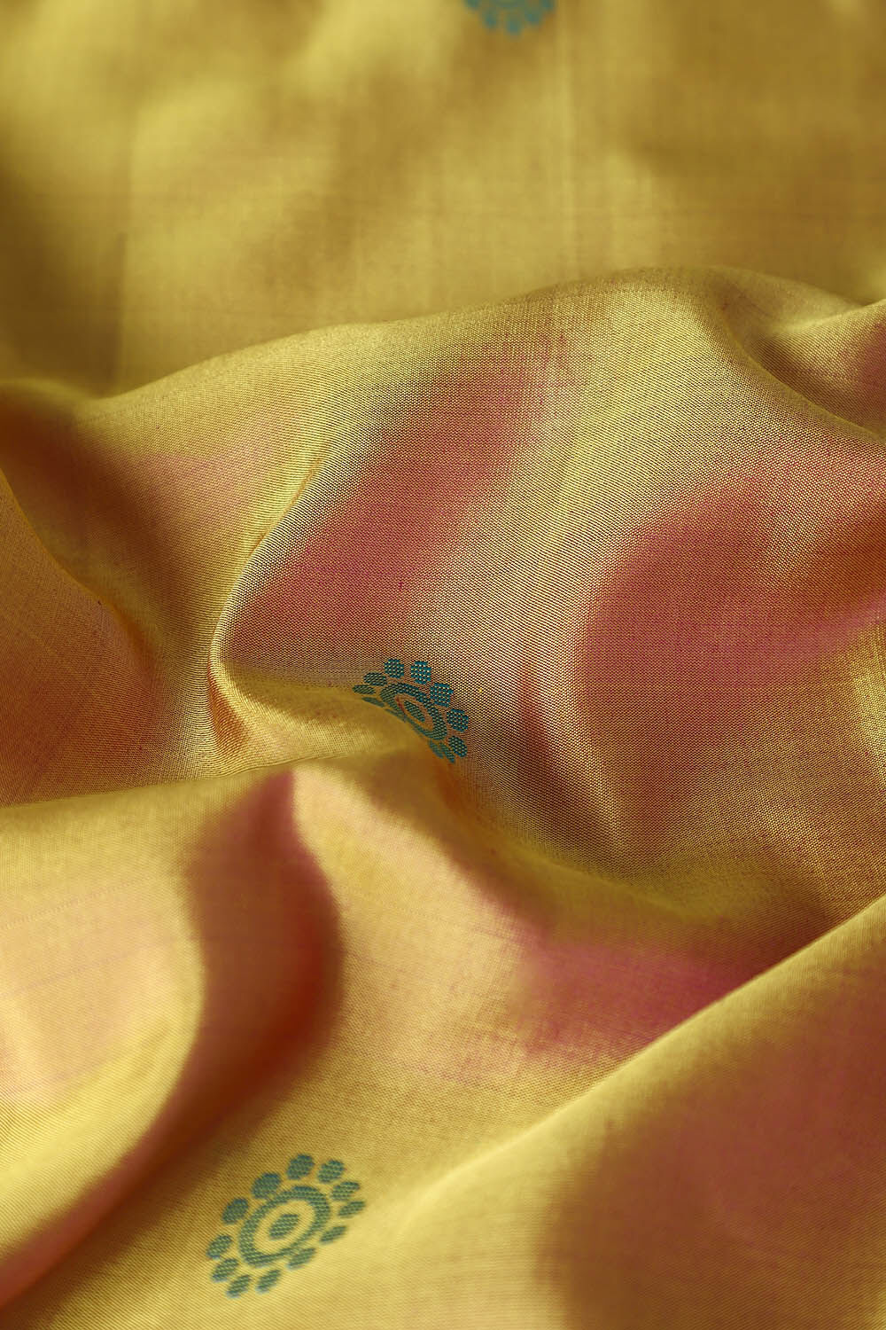 Mustard Pure Silk South Saree image number null