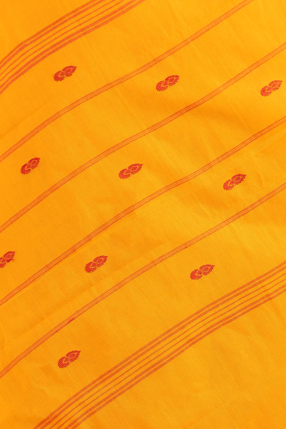 Yellow Pure Cotton South Saree image number null