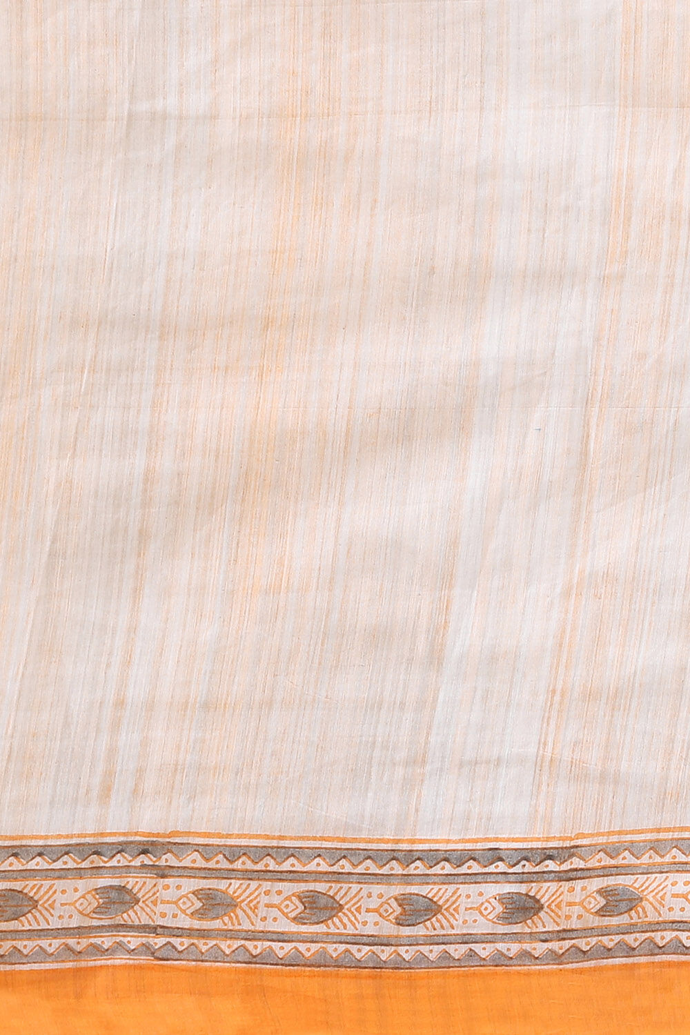 Light Orange Pure Cotton Mulmul Printed Saree image number null