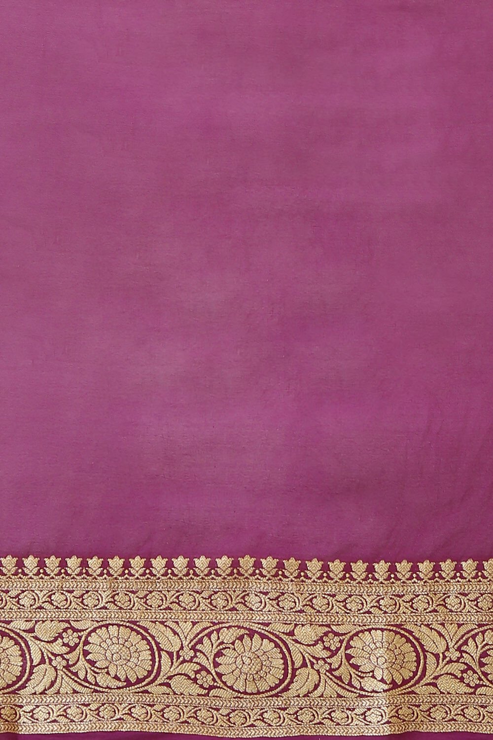 Violet Pure Georgette Banarasi Saree image number null