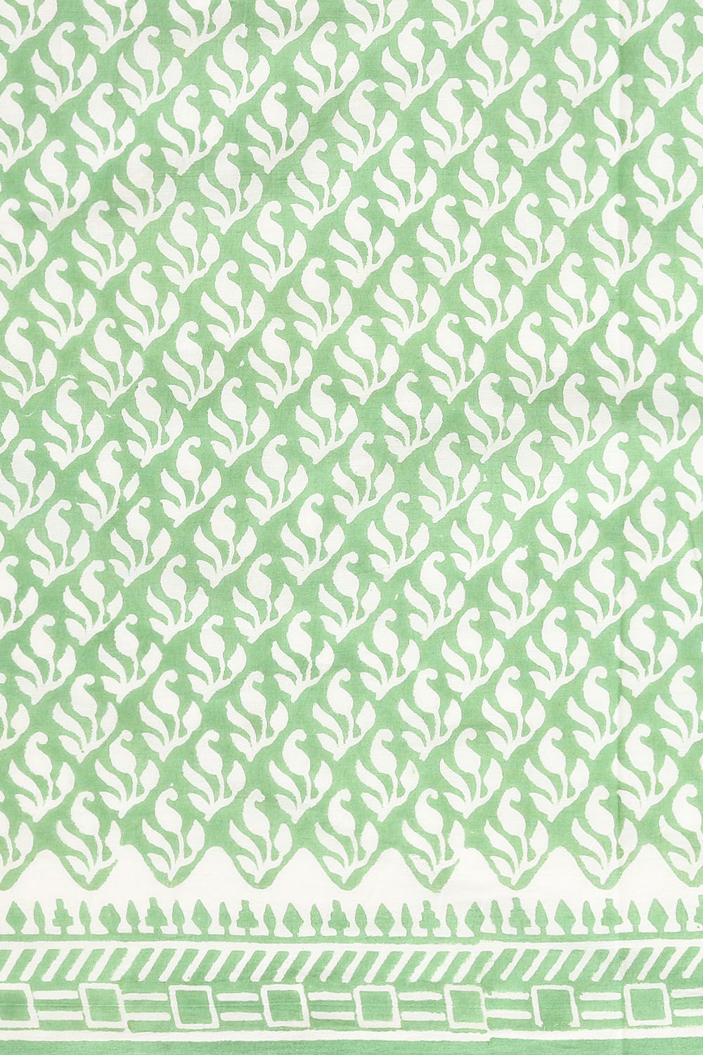 Light Green Pure Cotton Sanganeri Printed Saree image number null