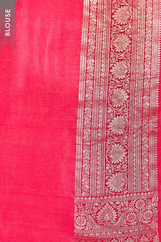 Pink Woven Pure Silk Crepe Saree thumbnail image number null