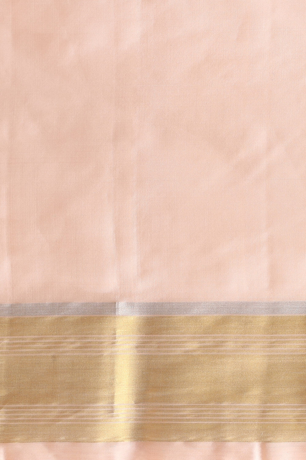 Light Orange Pure Soft Silk Saree image number null