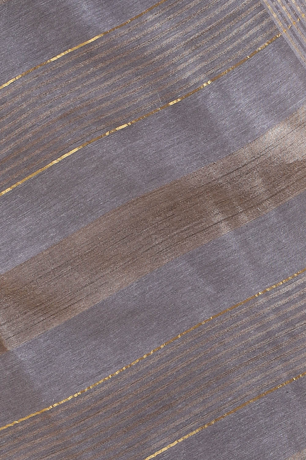 Grey Pure Tussar Silk Bhagalpuri Saree image number null