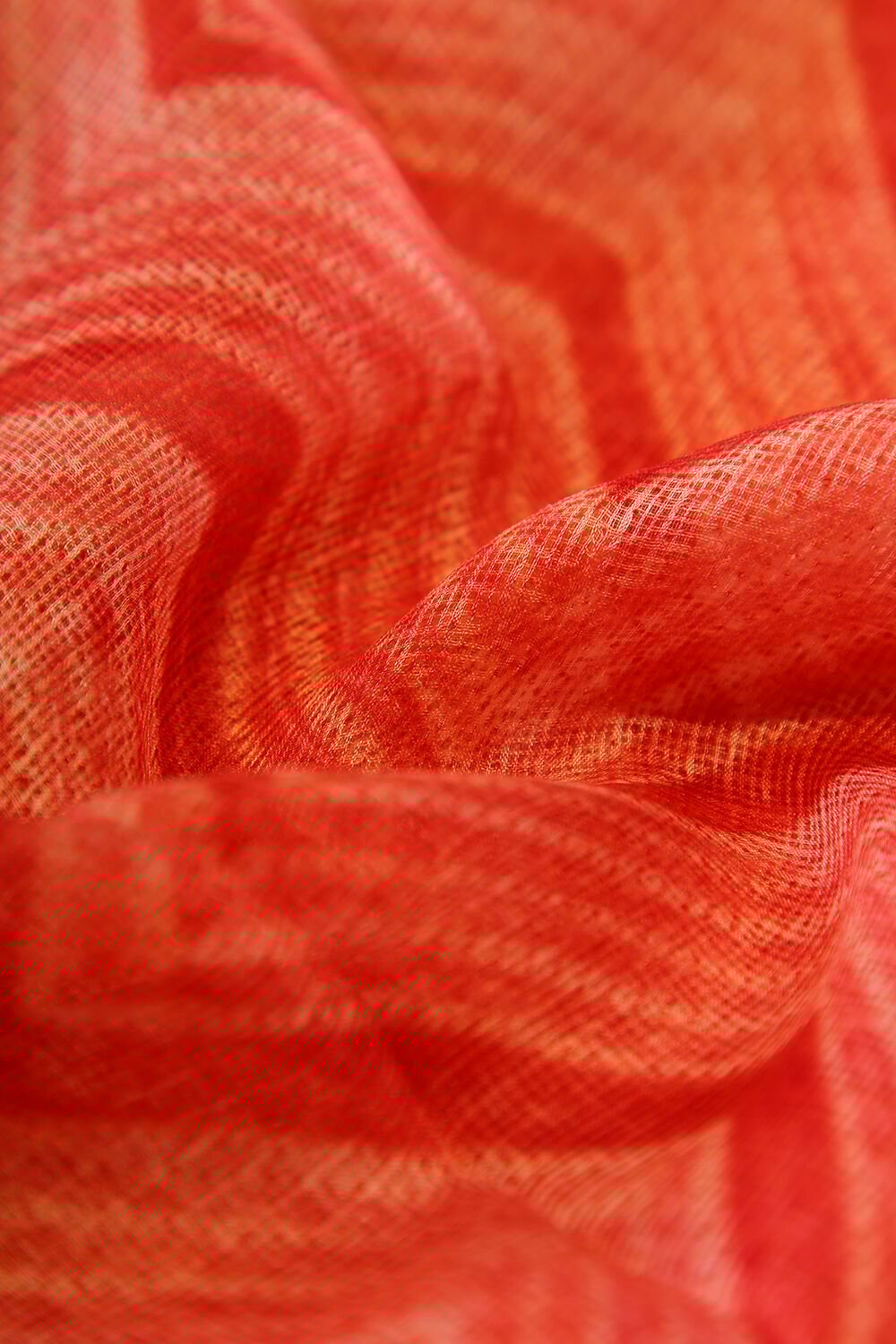 Red Pure Tussar Silk Suit Set image number null