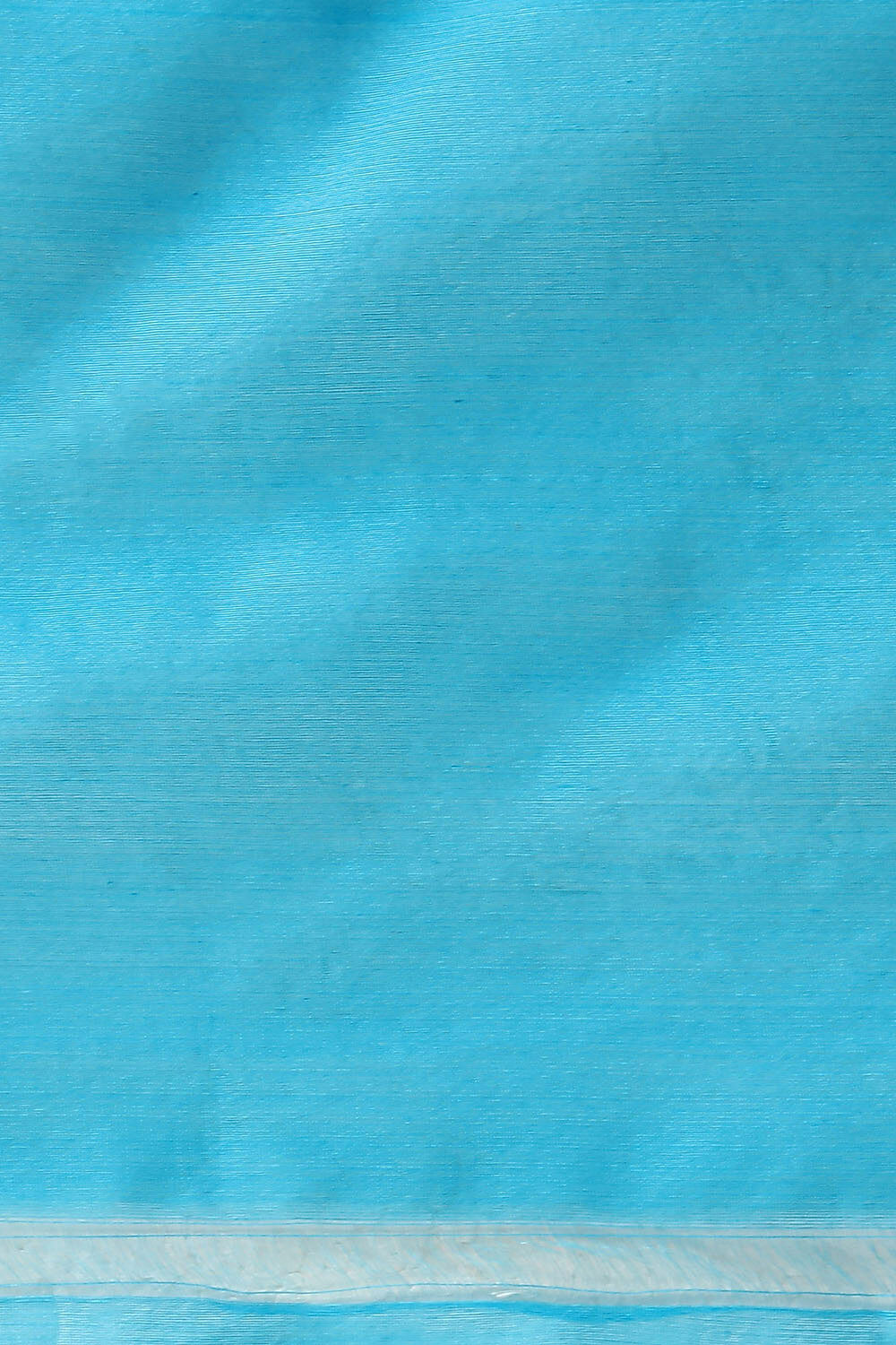 Blue Pure Silk Cotton Chanderi Saree image number null
