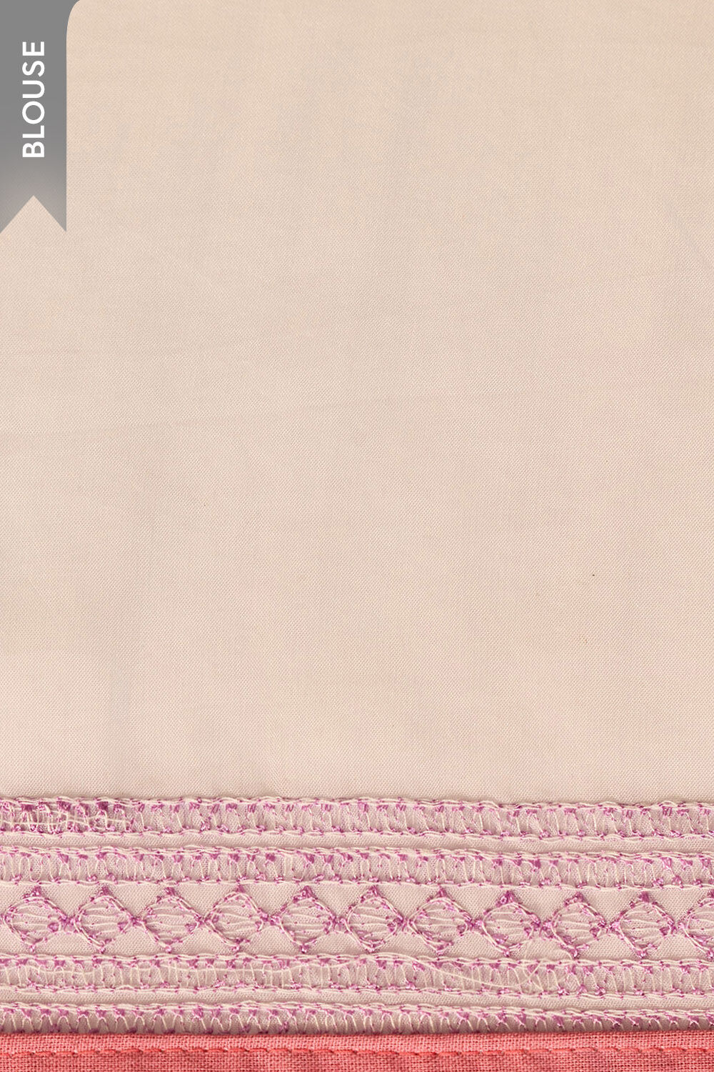 Violet Viscose Organza Embroidered Saree image number null
