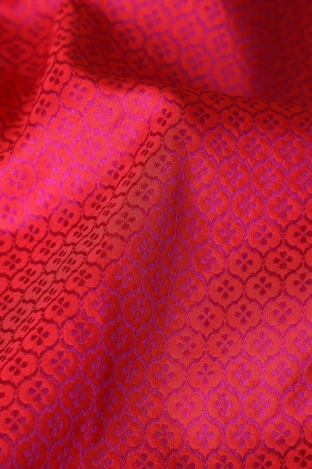 Red Pure Silk Banarasi Tanchoi Saree image number null