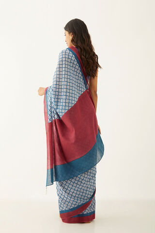Brown Pure Cotton Mulmul Printed Bengali Saree thumbnail image number null