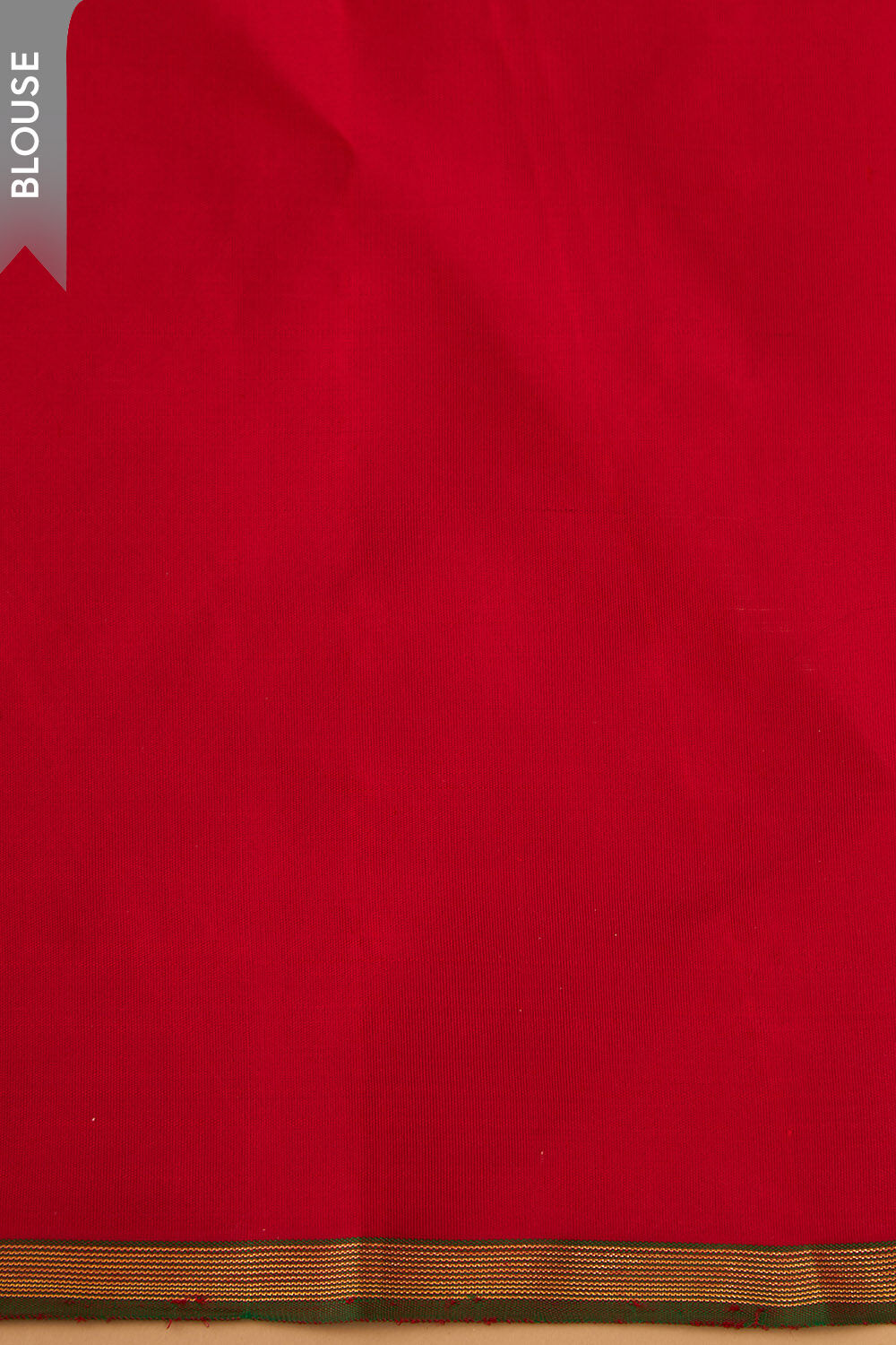 Red Pure Silk Woven Kanjivaram Saree image number null