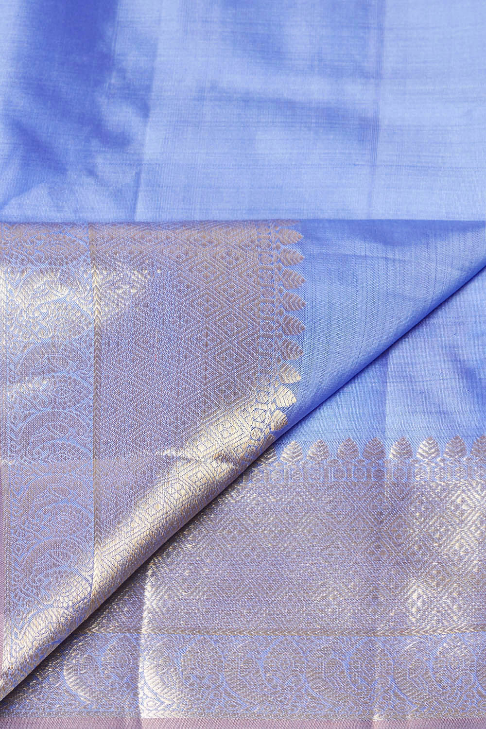 Light Violet Pure Silk Kanjivaram Saree image number null